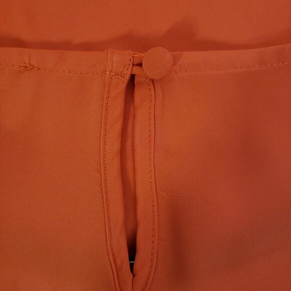 Laundry Shelli Segal Womens Blouse Sz XL Sleeveless Keyhole Back Tank Poinsettia - Picture 7 of 9